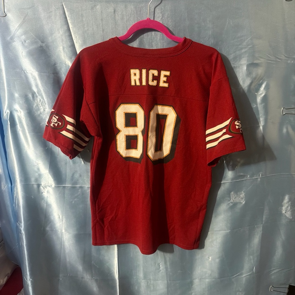 Jerry Rice #80 San Francisco 49ers NFL Football Jersey Youth L/XL